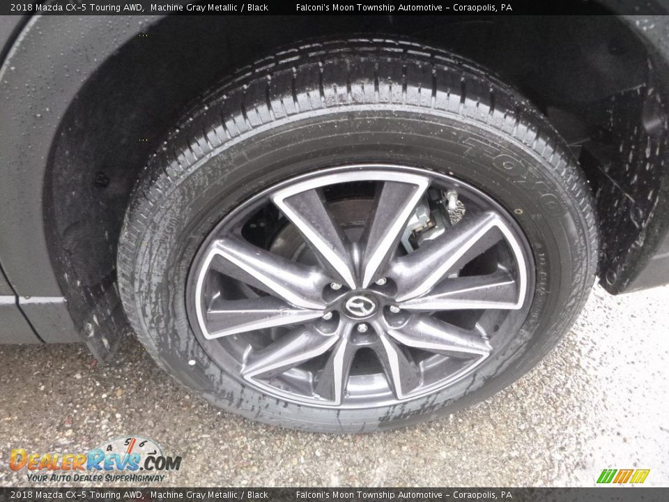 2018 Mazda CX-5 Touring AWD Machine Gray Metallic / Black Photo #7