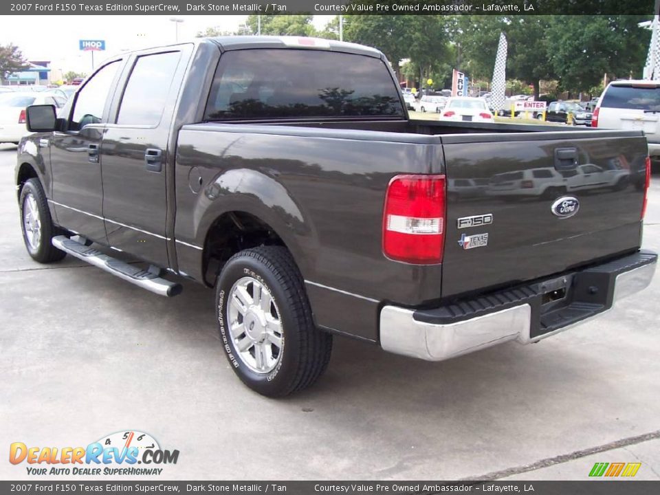 2007 Ford F150 Texas Edition SuperCrew Dark Stone Metallic / Tan Photo #3