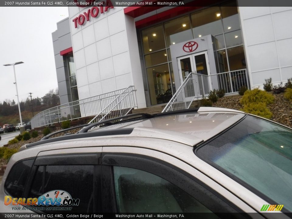 2007 Hyundai Santa Fe GLS 4WD Golden Beige / Beige Photo #3