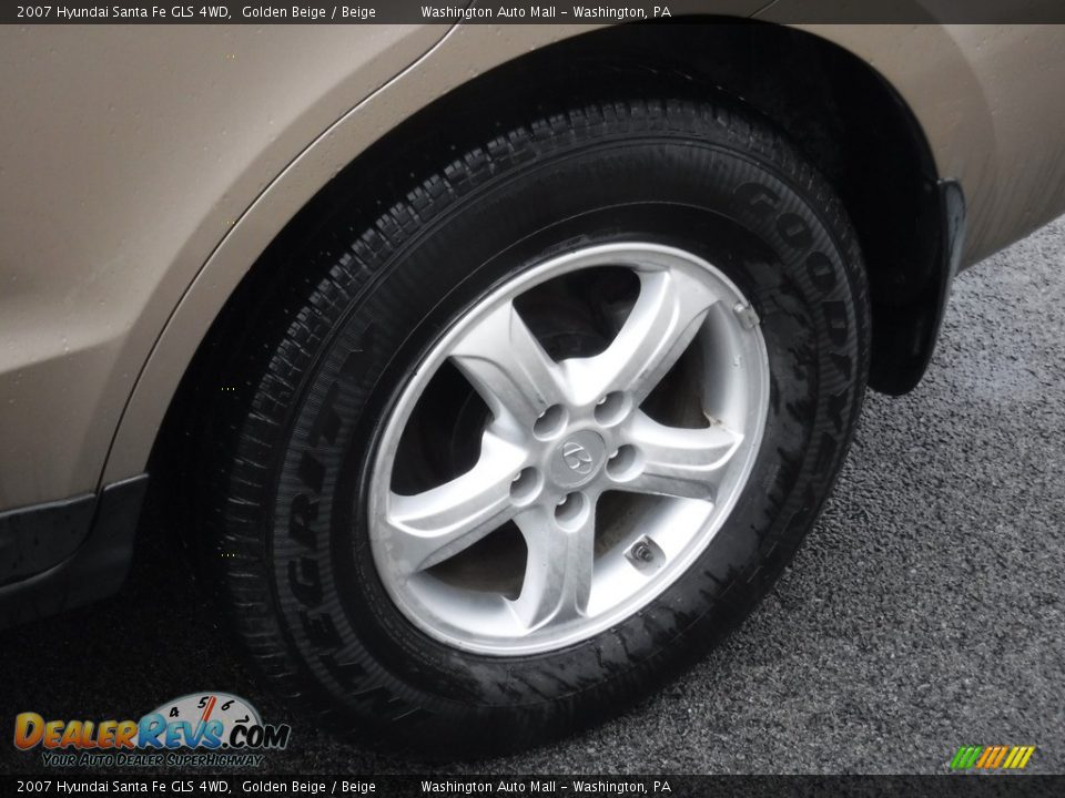 2007 Hyundai Santa Fe GLS 4WD Golden Beige / Beige Photo #6