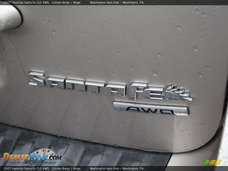 2007 Hyundai Santa Fe GLS 4WD Golden Beige / Beige Photo #10