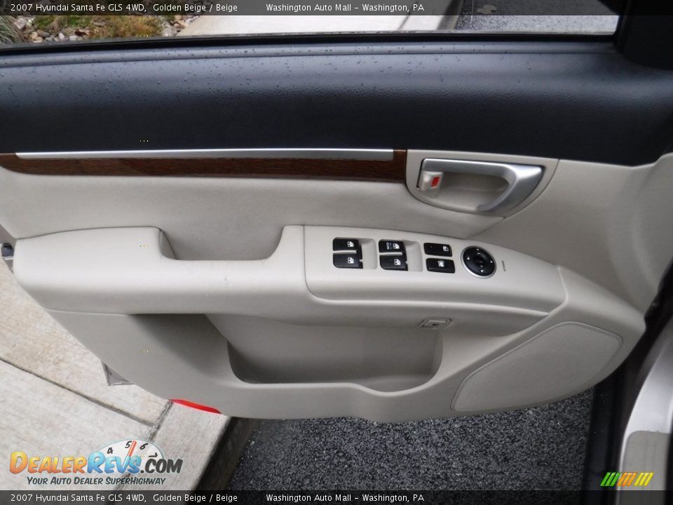 2007 Hyundai Santa Fe GLS 4WD Golden Beige / Beige Photo #11