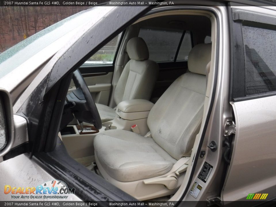 2007 Hyundai Santa Fe GLS 4WD Golden Beige / Beige Photo #13