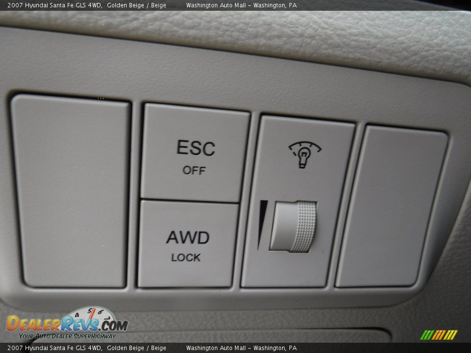 2007 Hyundai Santa Fe GLS 4WD Golden Beige / Beige Photo #14