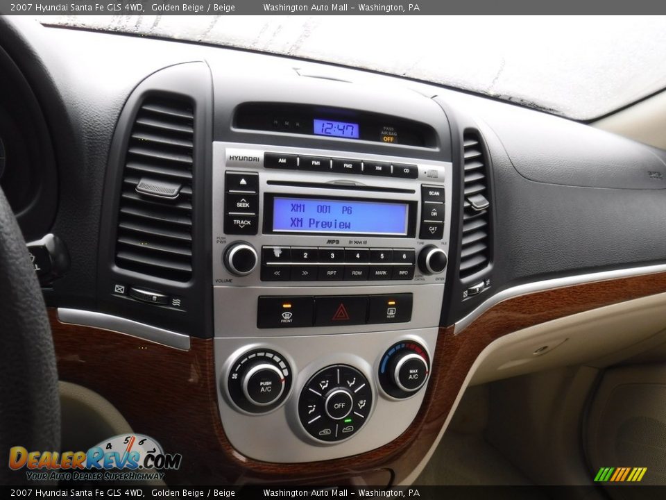 2007 Hyundai Santa Fe GLS 4WD Golden Beige / Beige Photo #16