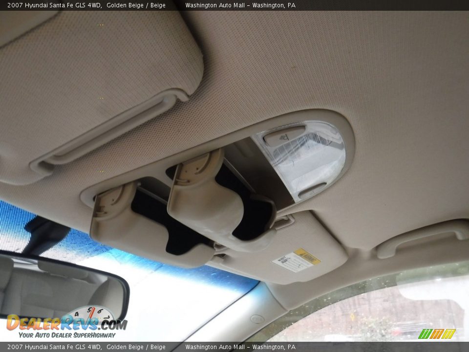 2007 Hyundai Santa Fe GLS 4WD Golden Beige / Beige Photo #19