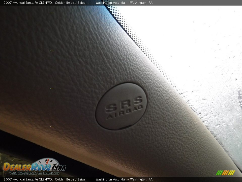 2007 Hyundai Santa Fe GLS 4WD Golden Beige / Beige Photo #20