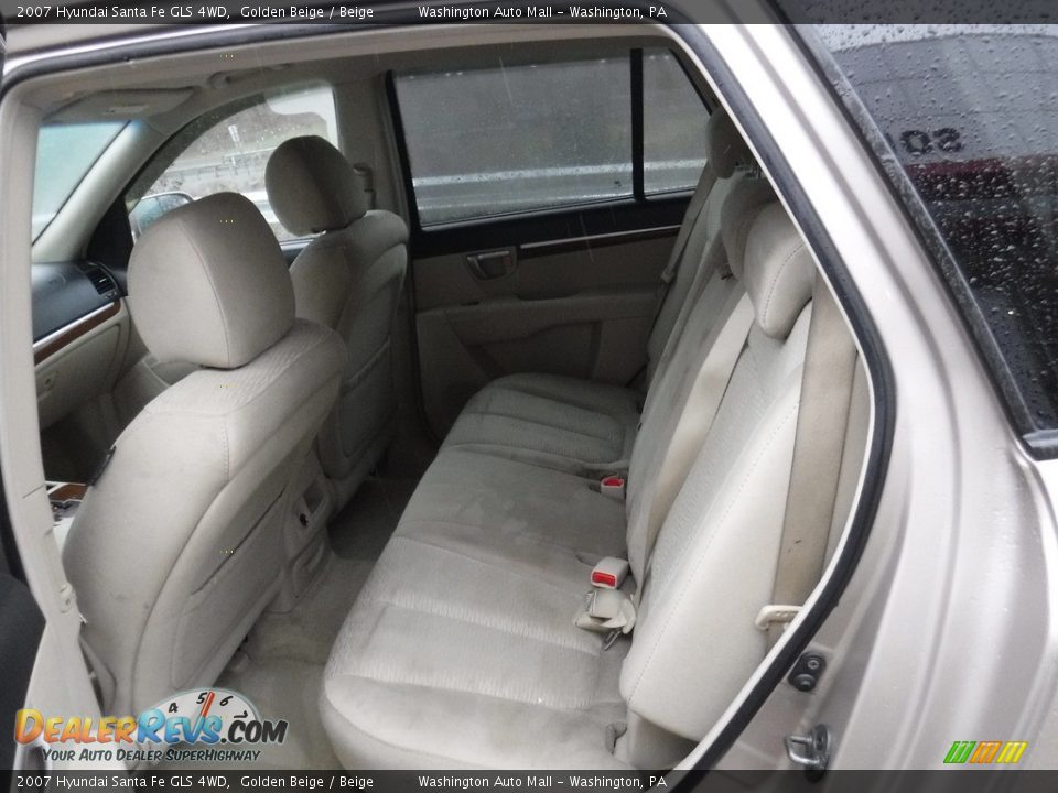 2007 Hyundai Santa Fe GLS 4WD Golden Beige / Beige Photo #21