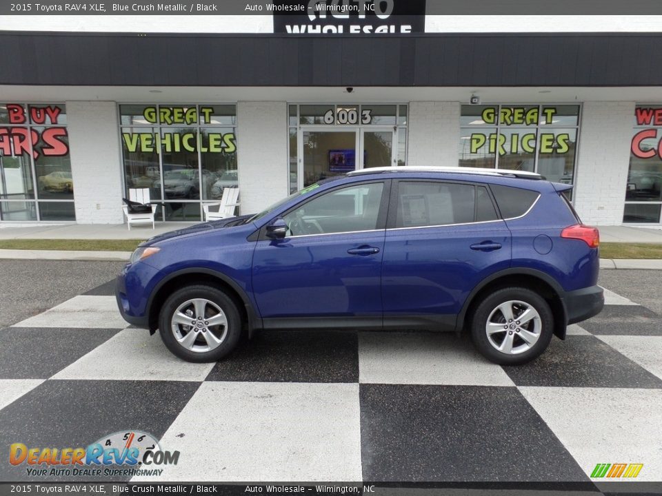 2015 Toyota RAV4 XLE Blue Crush Metallic / Black Photo #1