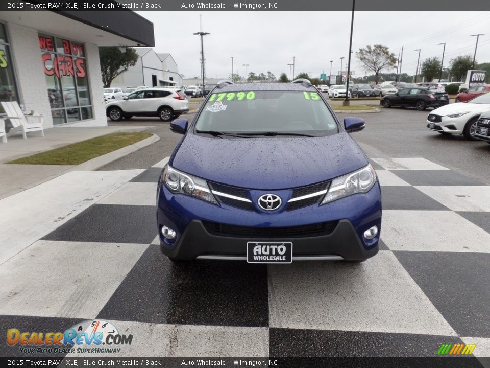 2015 Toyota RAV4 XLE Blue Crush Metallic / Black Photo #2