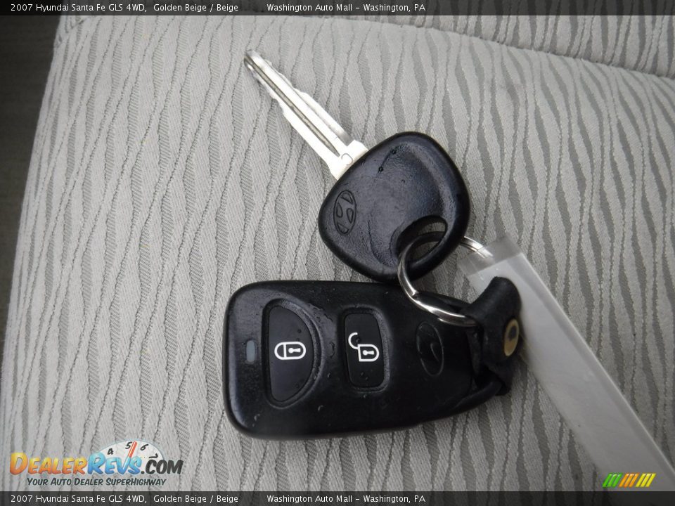 2007 Hyundai Santa Fe GLS 4WD Golden Beige / Beige Photo #23