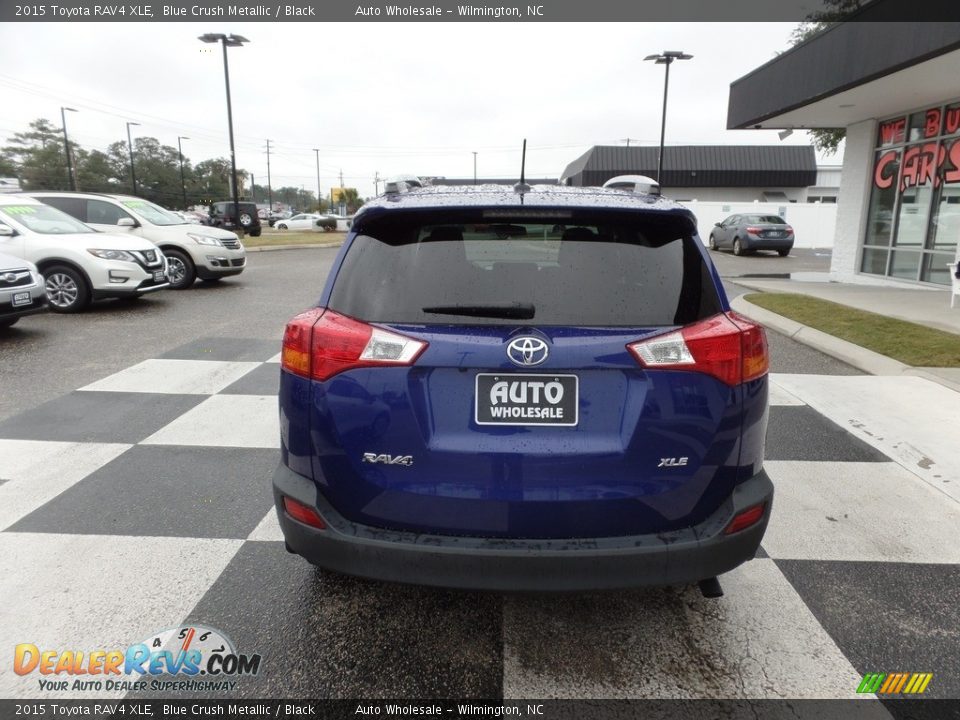 2015 Toyota RAV4 XLE Blue Crush Metallic / Black Photo #4