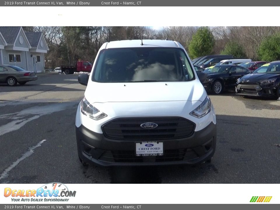 2019 Ford Transit Connect XL Van White / Ebony Photo #2