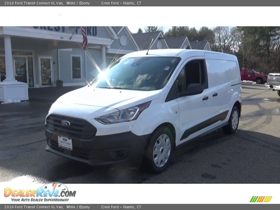 2019 Ford Transit Connect XL Van White / Ebony Photo #3