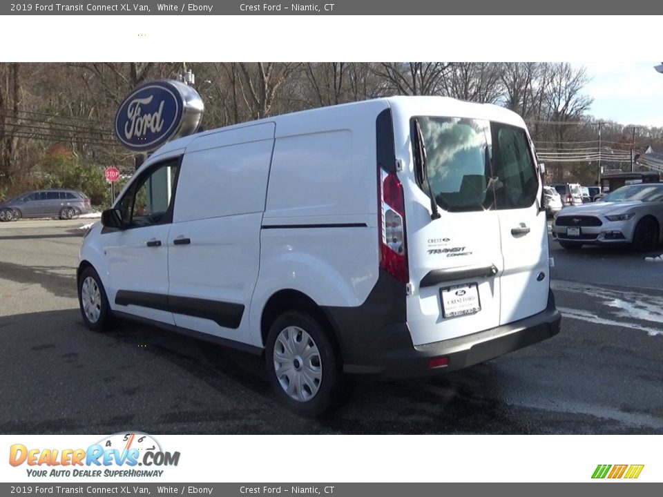 2019 Ford Transit Connect XL Van White / Ebony Photo #5