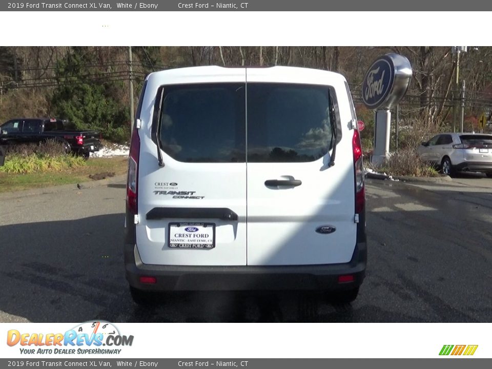 2019 Ford Transit Connect XL Van White / Ebony Photo #6