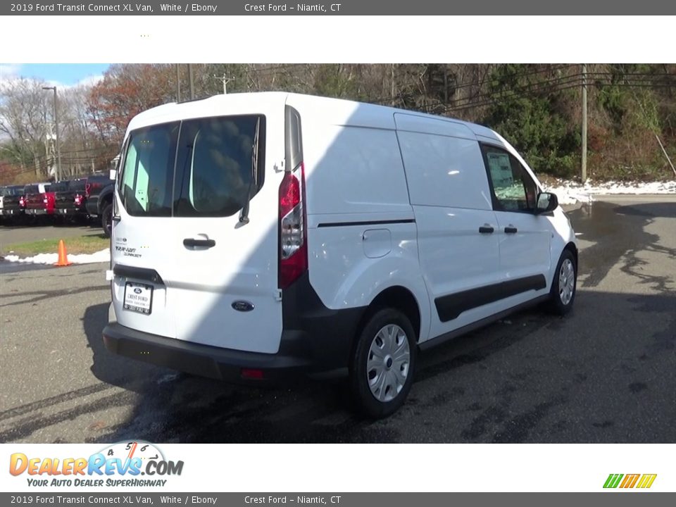 2019 Ford Transit Connect XL Van White / Ebony Photo #7