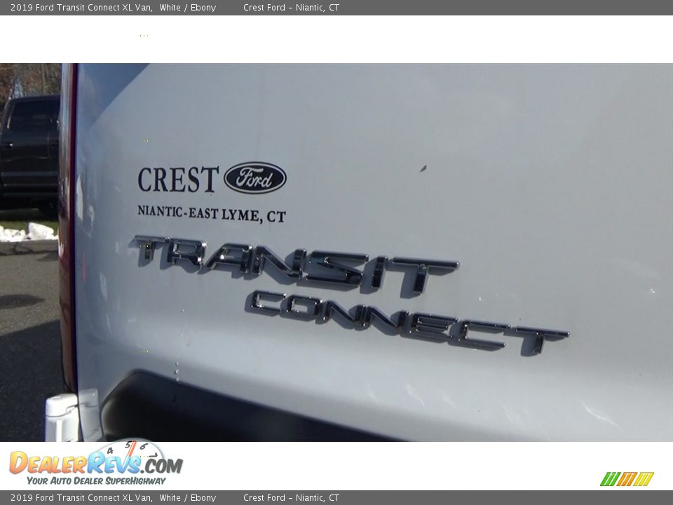2019 Ford Transit Connect XL Van White / Ebony Photo #9