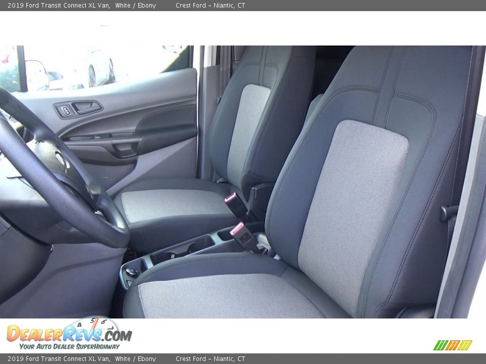 2019 Ford Transit Connect XL Van White / Ebony Photo #11
