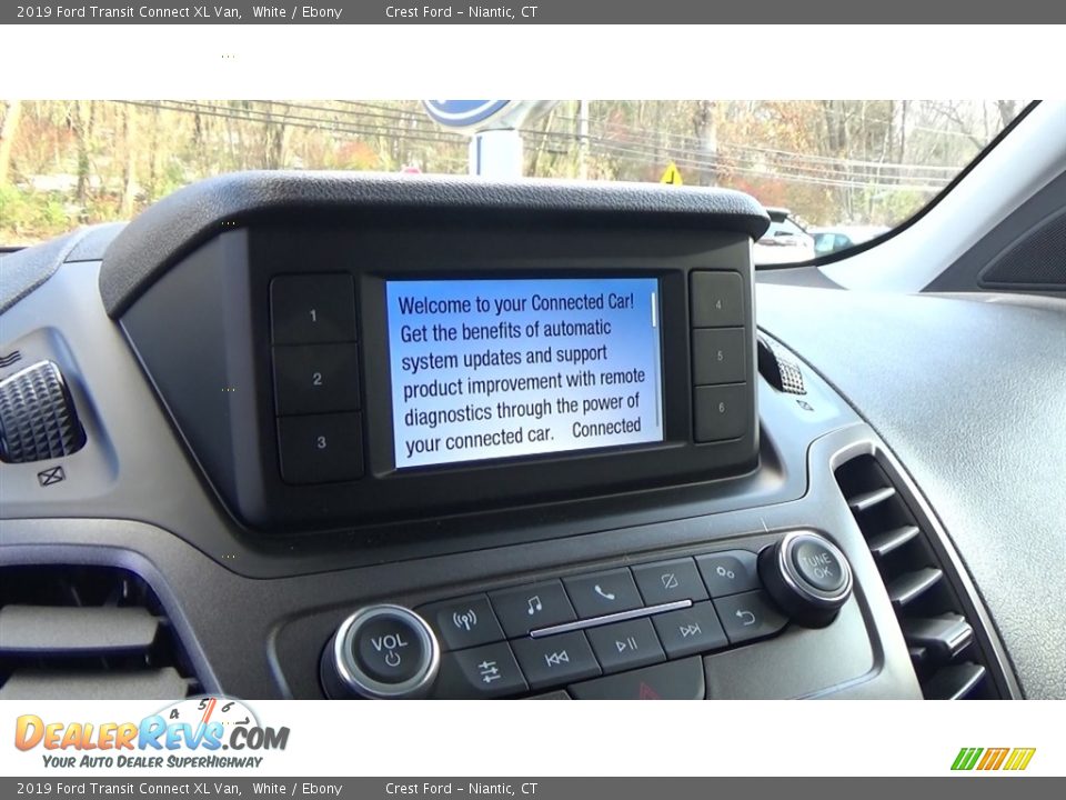 2019 Ford Transit Connect XL Van White / Ebony Photo #14