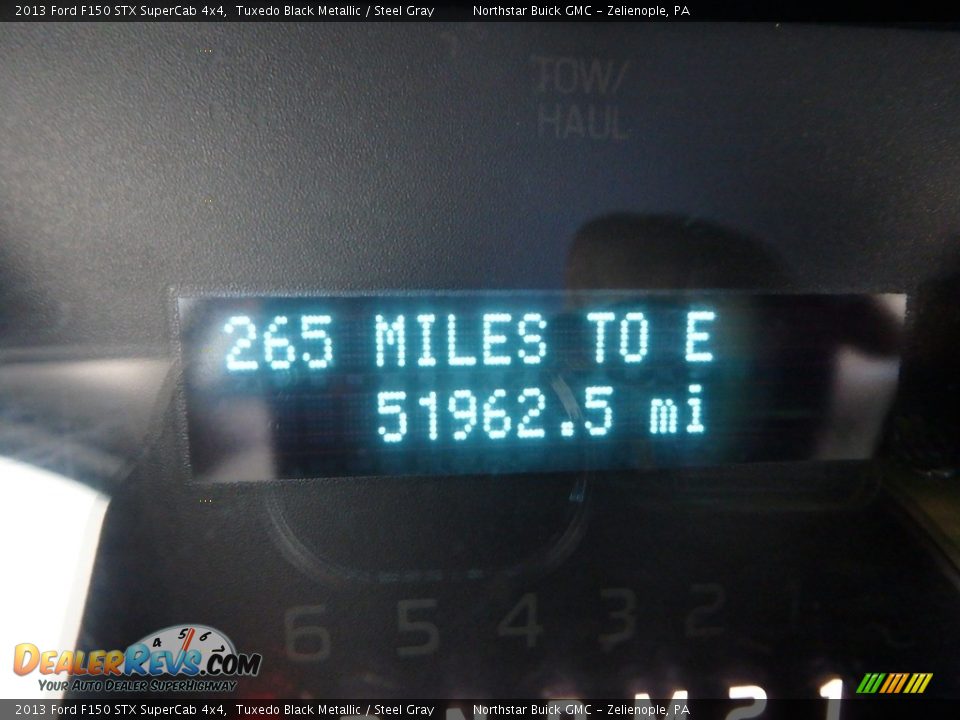 2013 Ford F150 STX SuperCab 4x4 Tuxedo Black Metallic / Steel Gray Photo #23