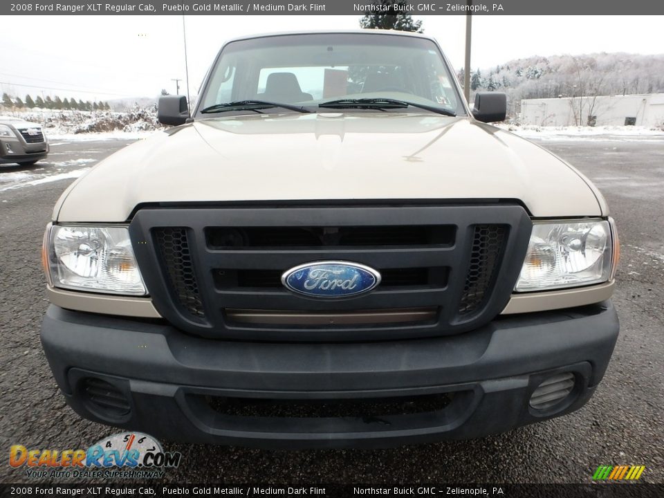2008 Ford Ranger XLT Regular Cab Pueblo Gold Metallic / Medium Dark Flint Photo #3