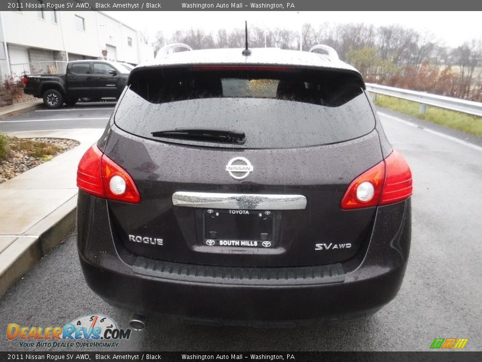2011 Nissan Rogue SV AWD Black Amethyst / Black Photo #9