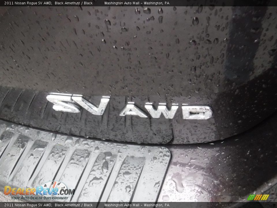 2011 Nissan Rogue SV AWD Black Amethyst / Black Photo #11