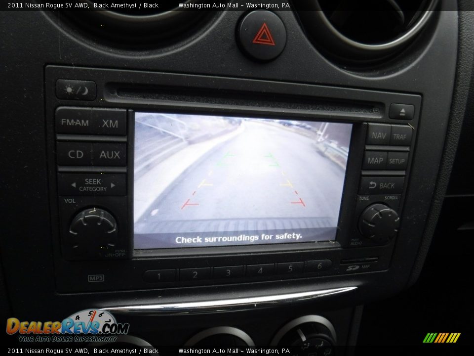 2011 Nissan Rogue SV AWD Black Amethyst / Black Photo #20
