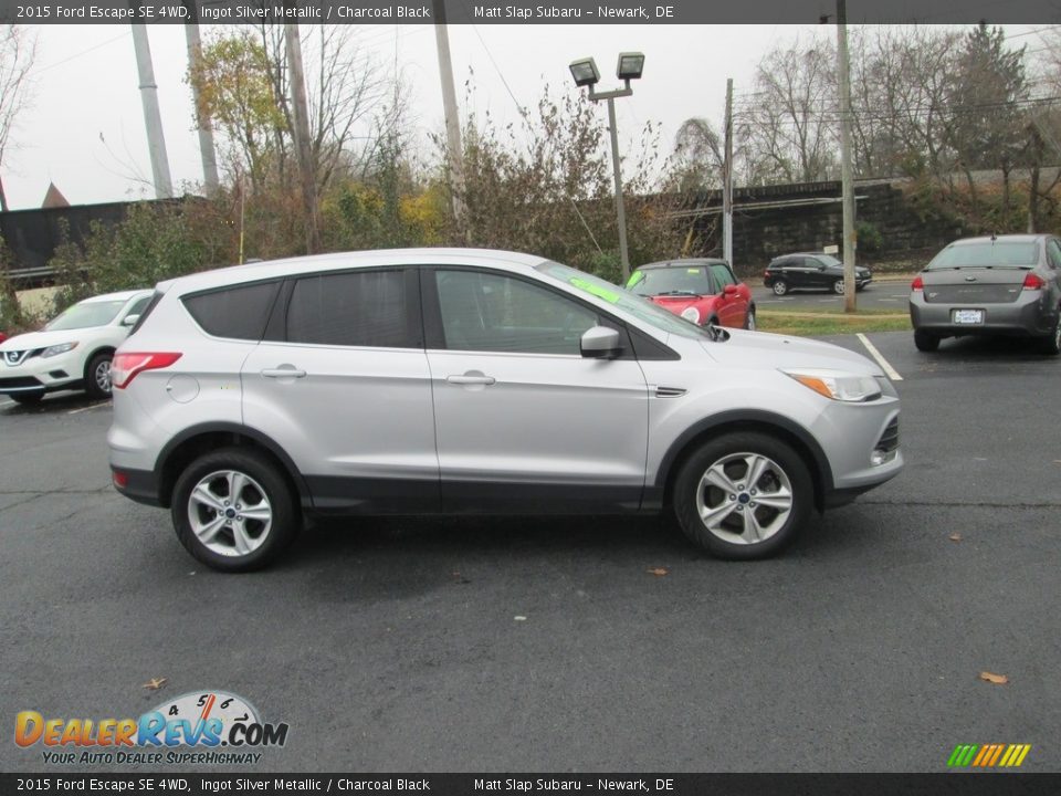 2015 Ford Escape SE 4WD Ingot Silver Metallic / Charcoal Black Photo #5