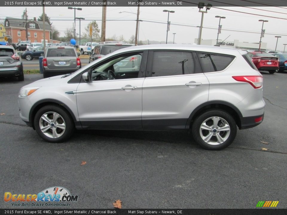 2015 Ford Escape SE 4WD Ingot Silver Metallic / Charcoal Black Photo #9