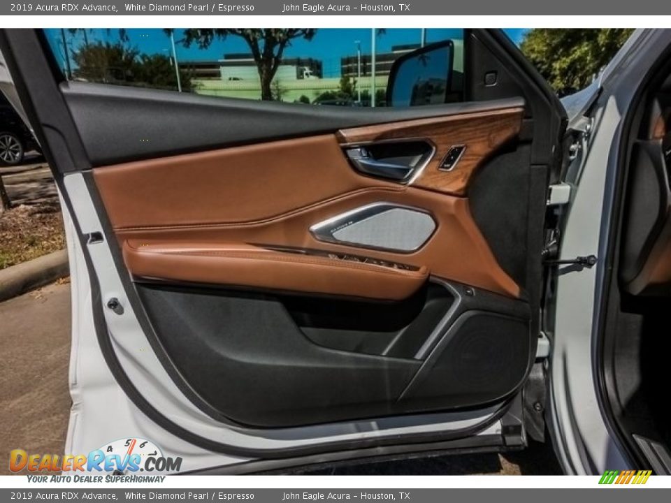 2019 Acura RDX Advance White Diamond Pearl / Espresso Photo #15