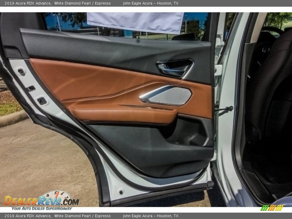 2019 Acura RDX Advance White Diamond Pearl / Espresso Photo #17