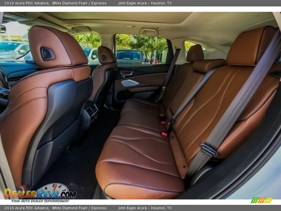 2019 Acura RDX Advance White Diamond Pearl / Espresso Photo #18