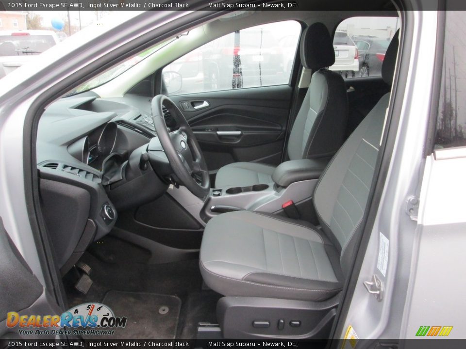 2015 Ford Escape SE 4WD Ingot Silver Metallic / Charcoal Black Photo #13