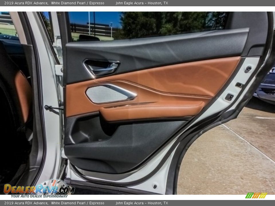 2019 Acura RDX Advance White Diamond Pearl / Espresso Photo #21