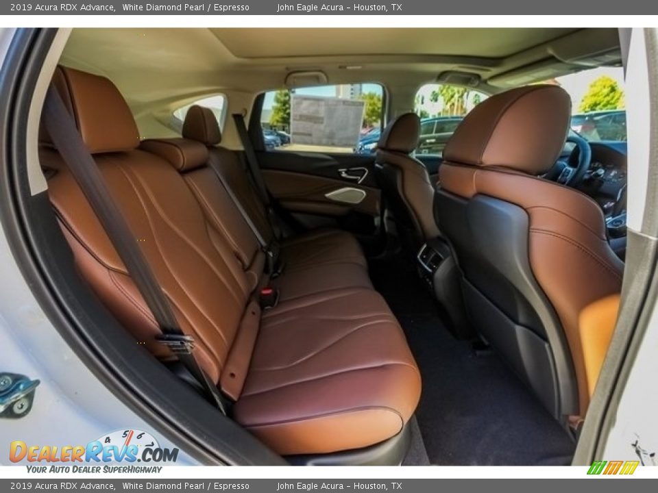 2019 Acura RDX Advance White Diamond Pearl / Espresso Photo #22