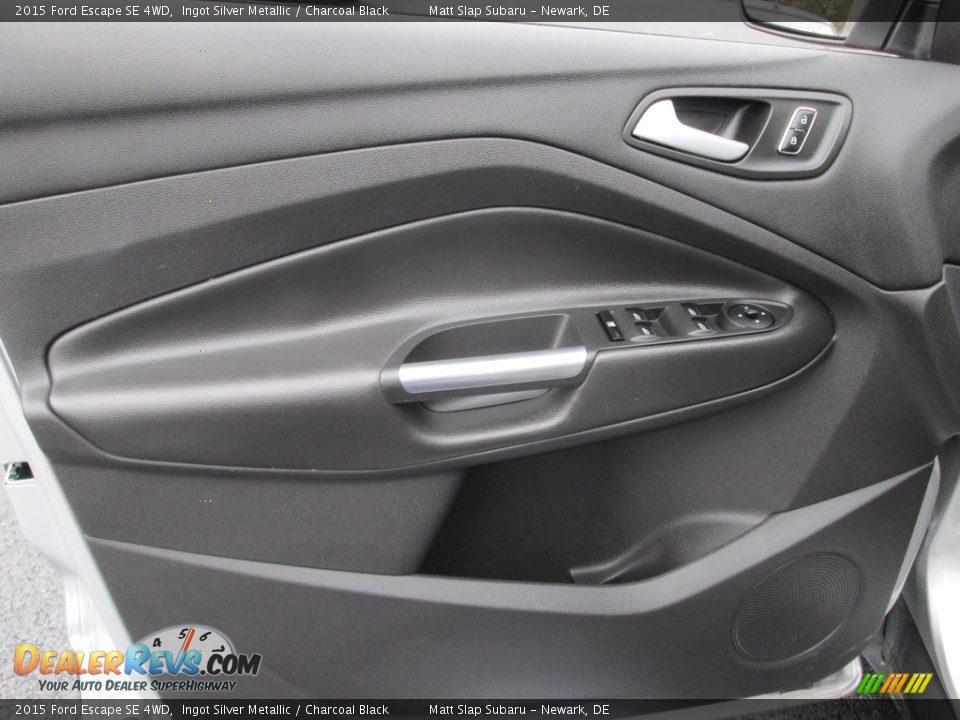 2015 Ford Escape SE 4WD Ingot Silver Metallic / Charcoal Black Photo #14
