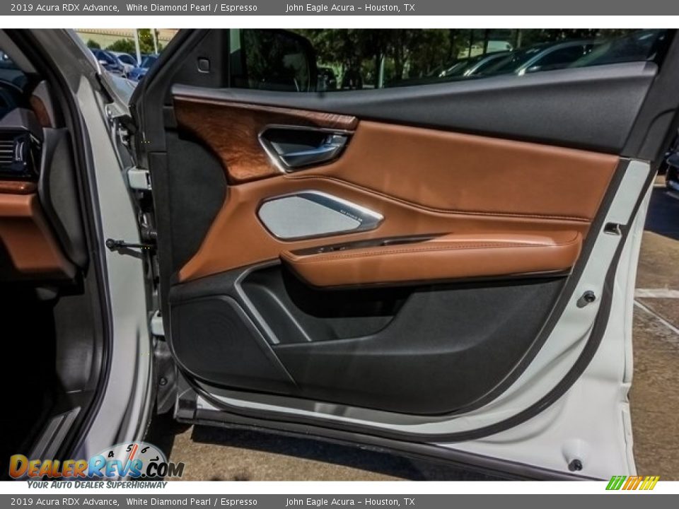 2019 Acura RDX Advance White Diamond Pearl / Espresso Photo #23