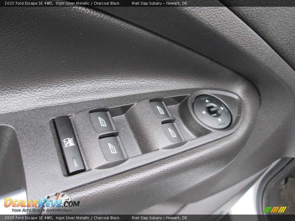 2015 Ford Escape SE 4WD Ingot Silver Metallic / Charcoal Black Photo #15