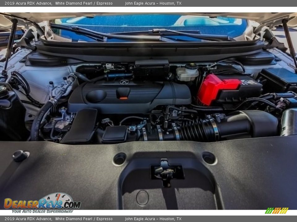 2019 Acura RDX Advance White Diamond Pearl / Espresso Photo #25