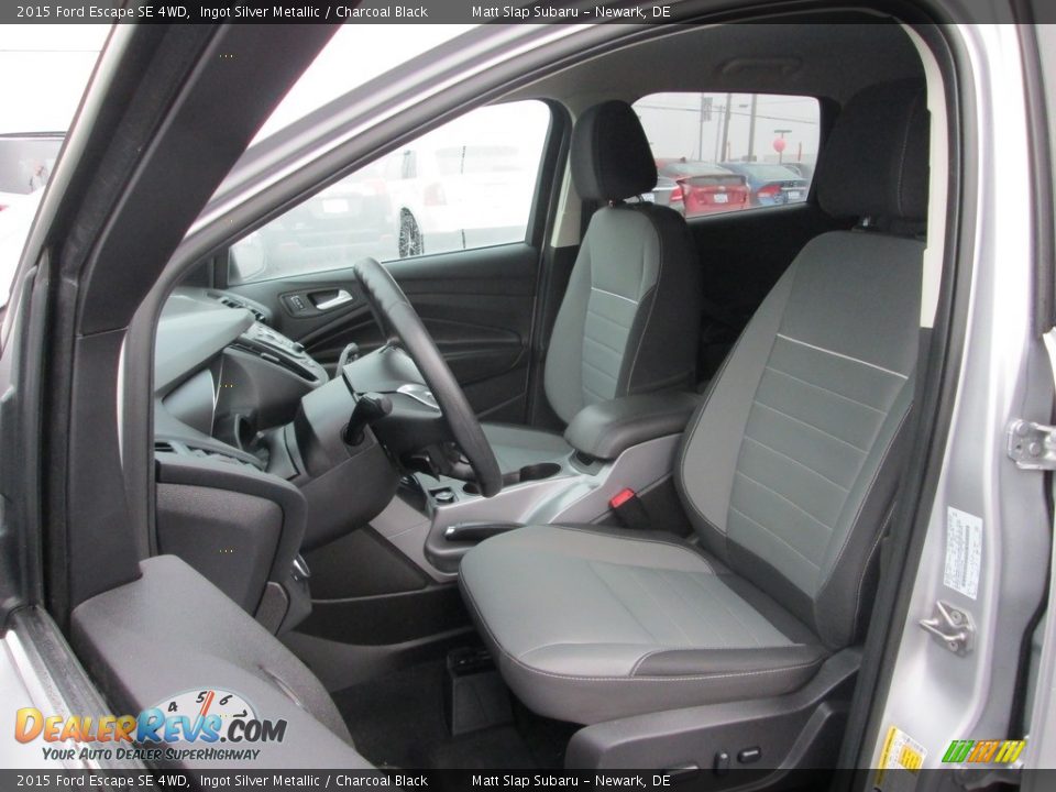 2015 Ford Escape SE 4WD Ingot Silver Metallic / Charcoal Black Photo #16