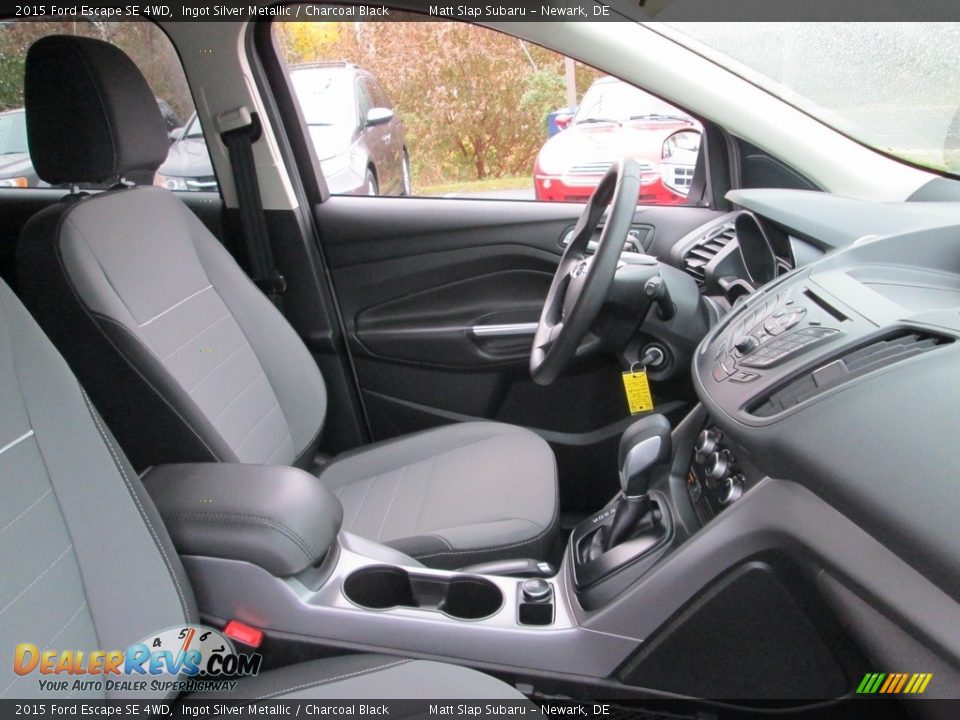 2015 Ford Escape SE 4WD Ingot Silver Metallic / Charcoal Black Photo #17