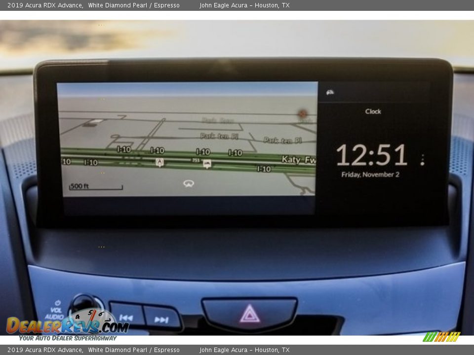 2019 Acura RDX Advance White Diamond Pearl / Espresso Photo #28