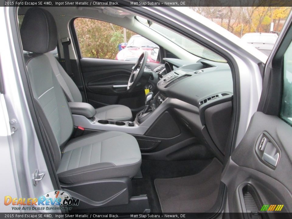 2015 Ford Escape SE 4WD Ingot Silver Metallic / Charcoal Black Photo #18