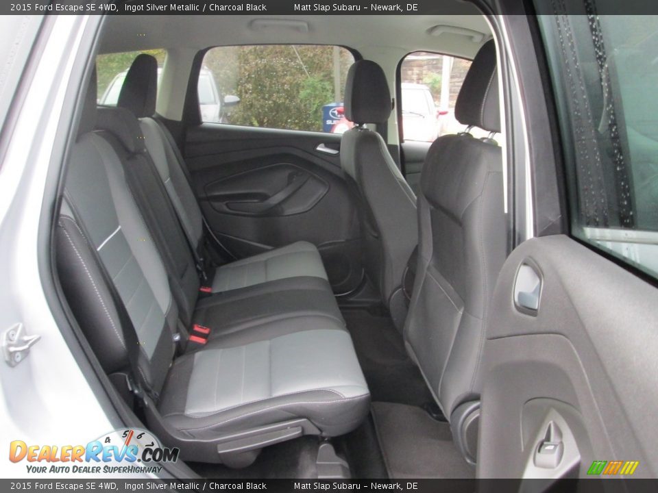 2015 Ford Escape SE 4WD Ingot Silver Metallic / Charcoal Black Photo #19