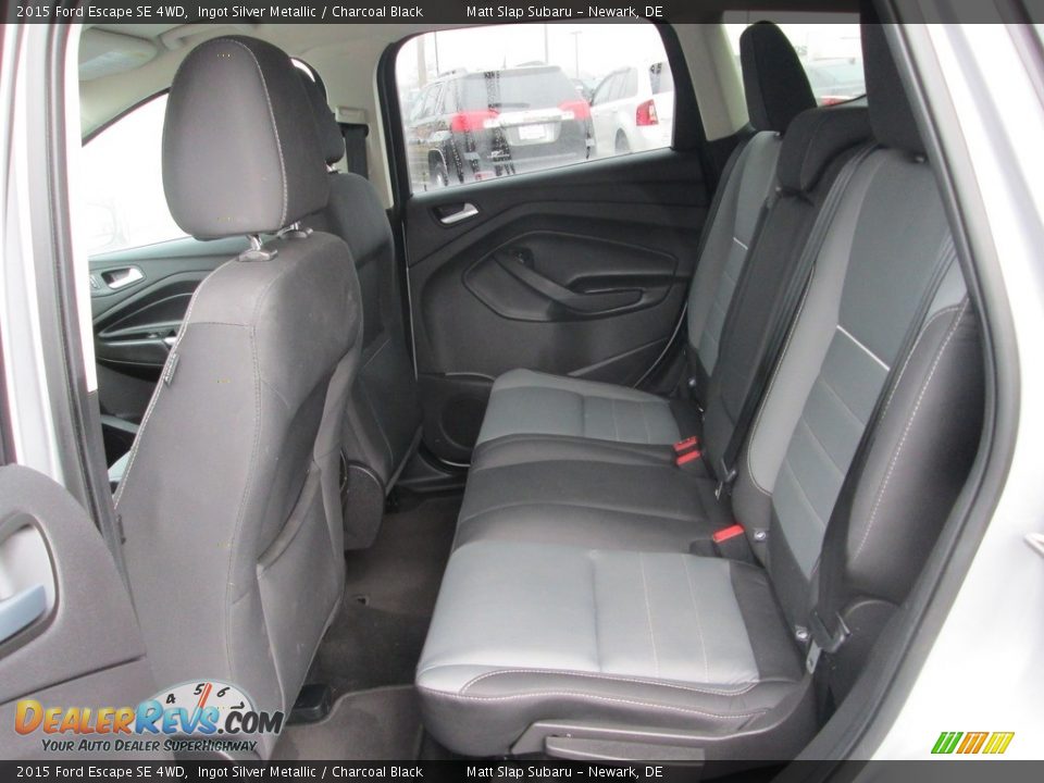 2015 Ford Escape SE 4WD Ingot Silver Metallic / Charcoal Black Photo #21