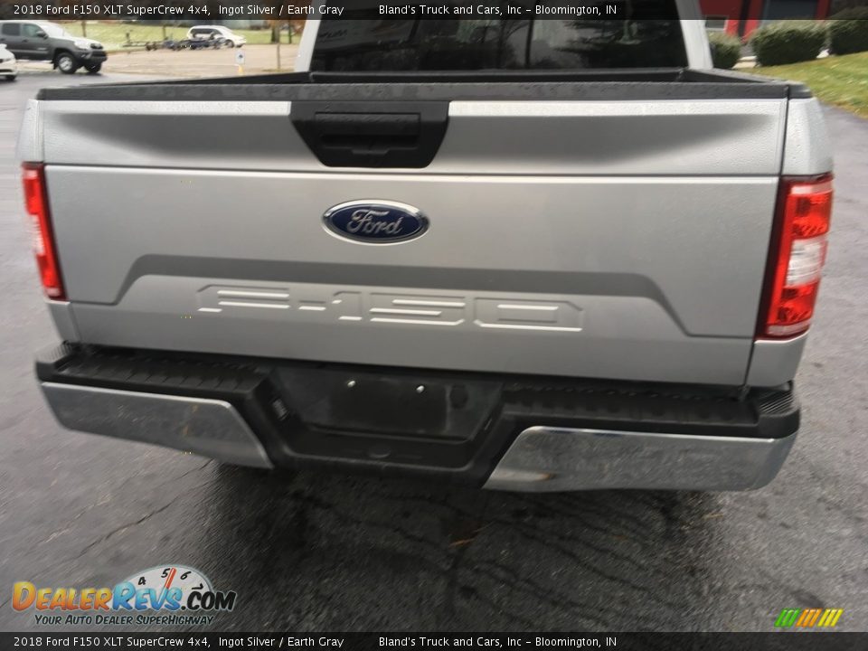 2018 Ford F150 XLT SuperCrew 4x4 Ingot Silver / Earth Gray Photo #4