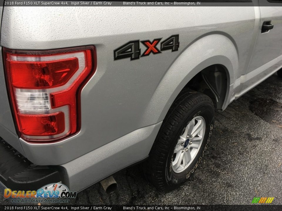 2018 Ford F150 XLT SuperCrew 4x4 Ingot Silver / Earth Gray Photo #5