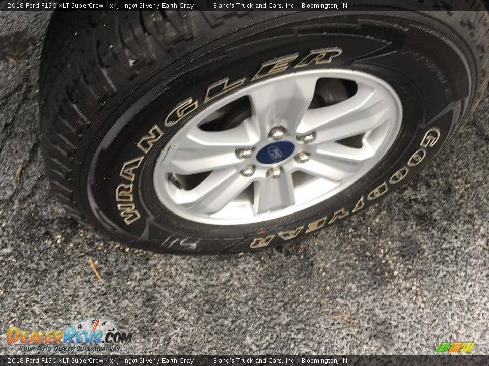 2018 Ford F150 XLT SuperCrew 4x4 Ingot Silver / Earth Gray Photo #6